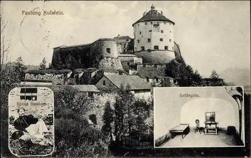 Ak Kufstein in Tirol, Festung, Gefängnis, Gefängniszelle von Sándor Rózsa