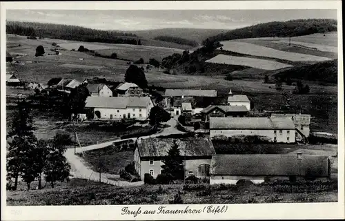 Ak Frauenkron Dahlem in der Nordeifel, Teilansicht