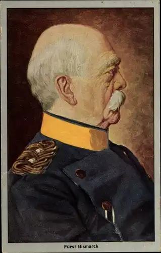 Ak Fürst Otto von Bismarck, Profilansicht
