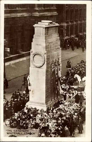 Ak City of Westminster London England, The Cenotaph, Whitehall