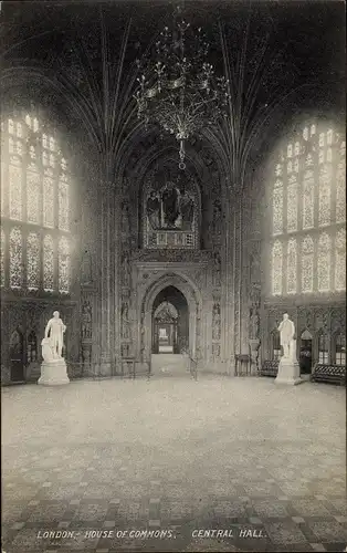Ak London City England, House of Commons, Central Hall