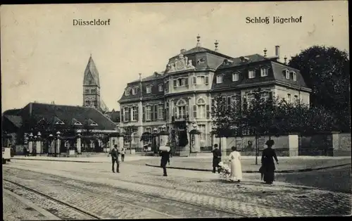 Ak Düsseldorf am Rhein, Schloß Jägerhof