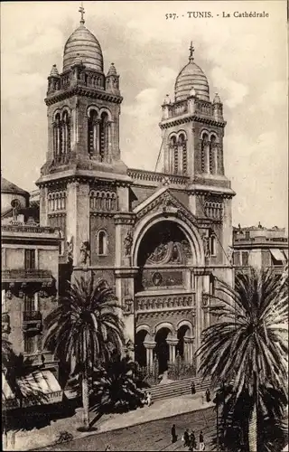 Ak Tunis Tunesien, Kathedrale