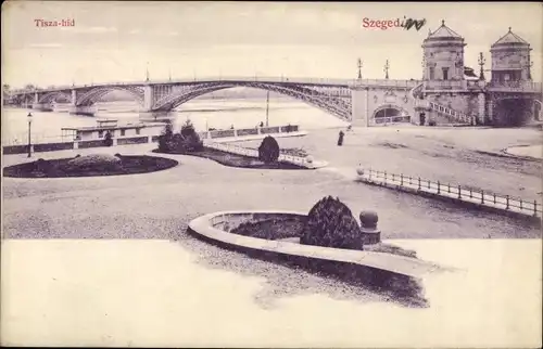 Ak Szeged Segedin Ungarn, Tisza-hid