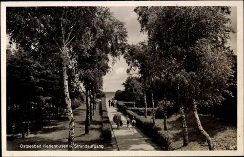 Ak Ostseebad Kellenhusen in Holstein, Strandaufgang