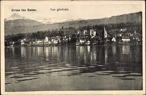 Ak Évian les Bains Haute Savoie, Vue générale
