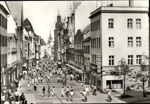 Ak Halle Saale, Klement Gottwald Straße, Geschäft Mäder, Hotel