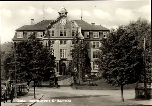 Ak Gotha in Thüringen, Ingenieurschule für Bauwesen