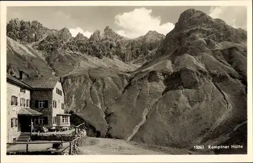 Ak Oberstdorf, Kemptner Hütte, Berge