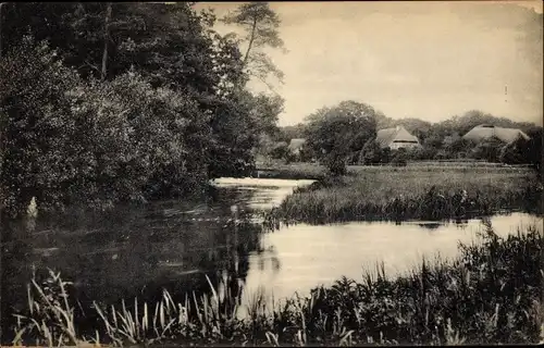 Ak Müden an der Örtze Faßberg Lüneburger Heide, Zusammenfluß der Wietze und Oertze