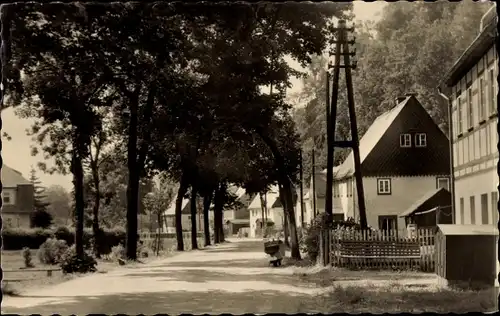 Ak Rechenberg Bienenmühle Erzgebirge, Hauptstraße