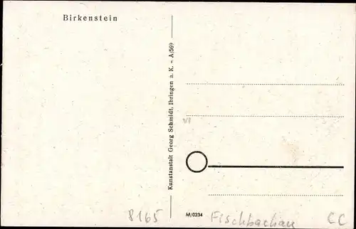 Ak Birkenstein Fischbachau in Oberbayern, Teilansicht