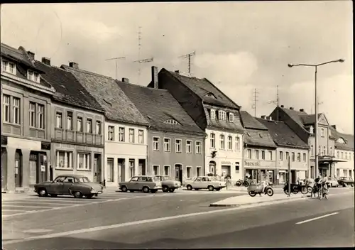 Ak Peitz in der Niederlausitz, Straßenpartie, Geschäfte