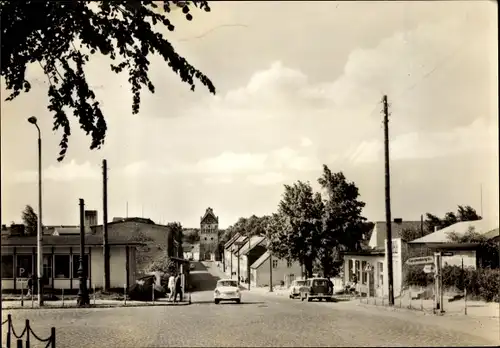 Ak Lychen in der Uckermark, Stargarder Straße mit dem Stargarder Tor