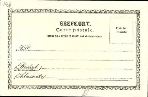 Ak Winslöf Schweden, Torget