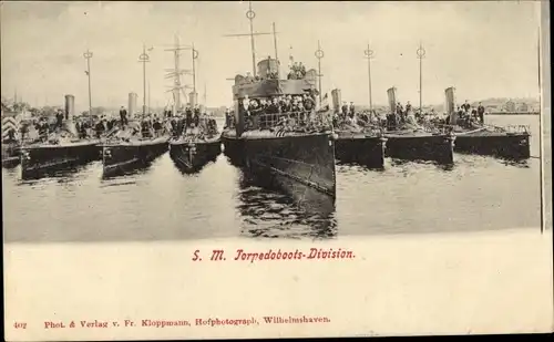 Ak Deutsche Kriegsschiffe, SM Torpedoboots Division