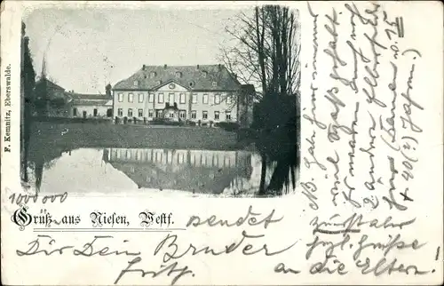 Ak Niesen Willebadessen in Westfalen, Herrenhaus