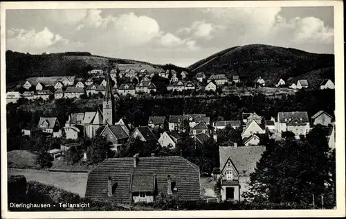 Ak Dieringhausen Gummersbach im Oberbergischen Kreis, Teilansicht