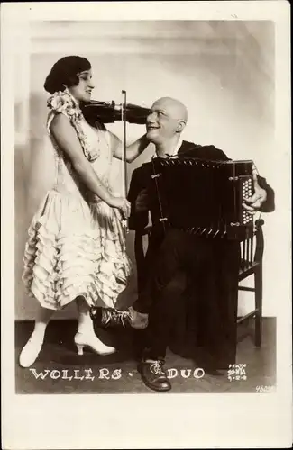 Foto Ak Wollers Duo, Musiker, Violine, Akkordeon