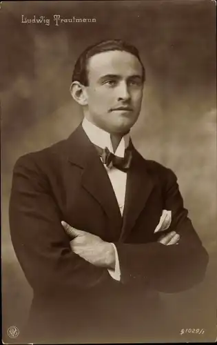 Ak Schauspieler Ludwig Trautmann, Portrait