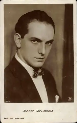 Ak Schauspieler Joseph Schildkraut, Portrait