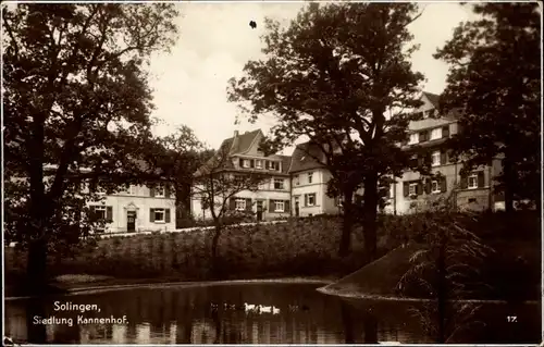 Ak Kannenhof Solingen Nordrhein Westfalen, Siedlung, Häuser