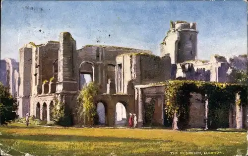 Künstler Ak Lakhnau Lucknow Indien, The Residency