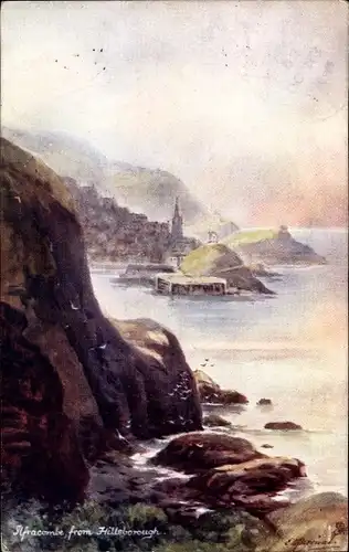Künstler Ak Ilfracombe Devon England, from Hillsborough