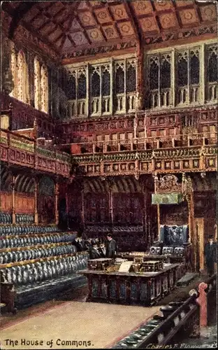 Künstler Ak Flower, Charles E., London, House of Commons, Tuck 7906