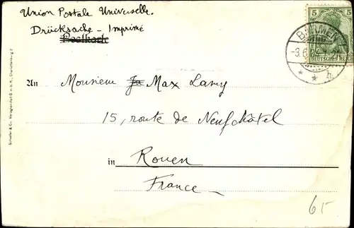 Ak Krefeld am Niederrhein, Hochstraße, Passanten