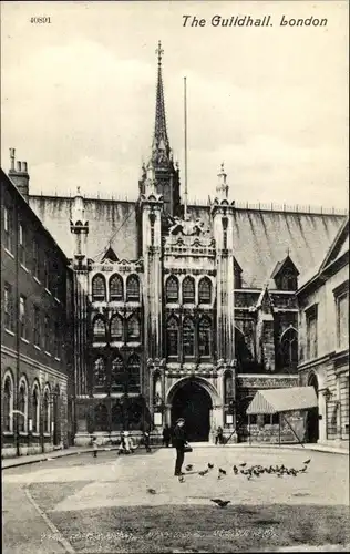 Ak London City England, the Guildhall
