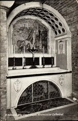 Ak London,St. Edmund's Altar Crypt Chapel, Westminster Cathedral