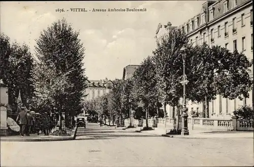 Ak Vittel Lothringen Vosges, Avenue Ambroise Bouloumie