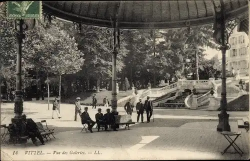 Ak Vittel Lothringen Vosges, Vue de Galeries