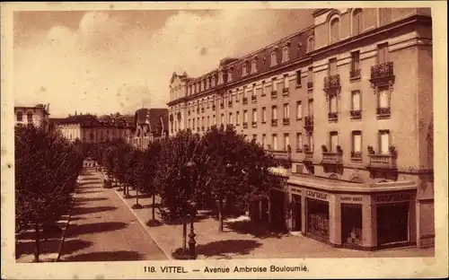 Ak Vittel Lothringen Vosges, Avenue Ambroise Bouloumié