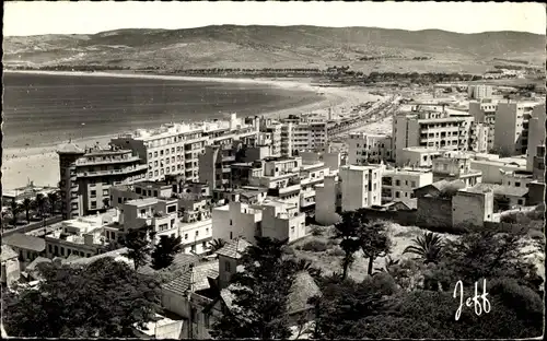 Ak Tanger Marokko, Plage sur la Méditerranée