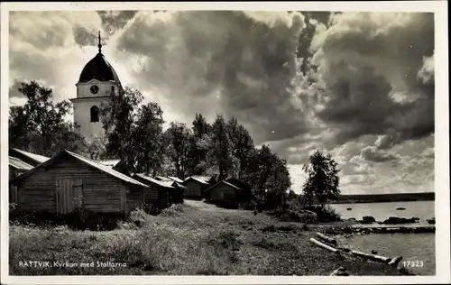 Ak Rättvik Schweden, Kyrkan med Stattarna