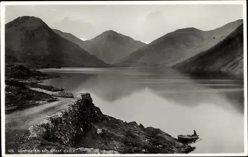 Ak Lake District Cumbria England, Wastwater and Great Gable