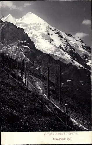 Ak Kanton Bern, Jungfrau, Jungfraubahn, Silberhorn