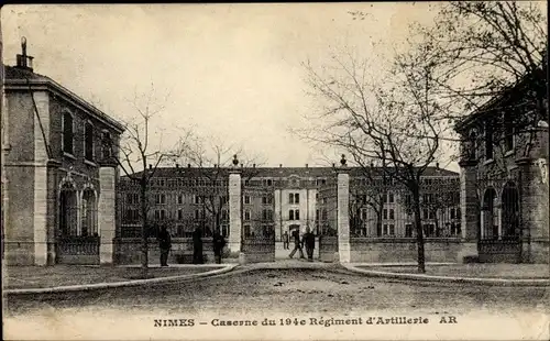 Ak Nîmes Gard, Caserne du 194e Régiment d'Artillerie