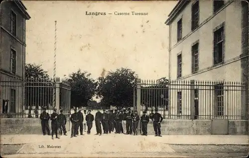 Ak Langres Haute Marne, Caserne Turenne