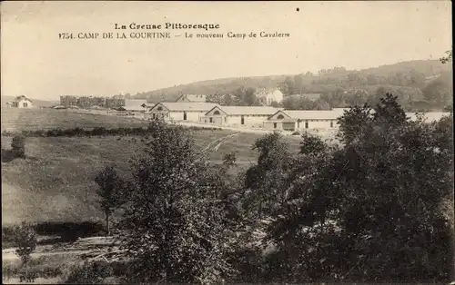 Ak La Courtine Creuse, Camp, Le nouveau Camp de Cavalerre
