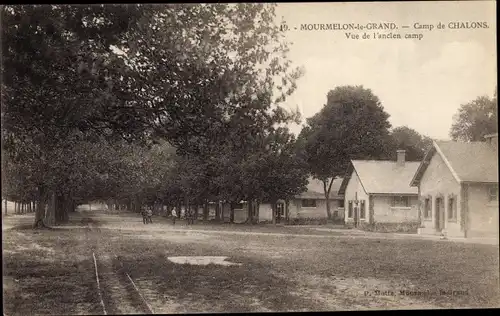 Ak Mourmelon le Grand Marne, Camp de Chalons, Vue de l'ancien camp