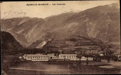 Ak Bourg Saint Maurice Savoie, Les Casernes
