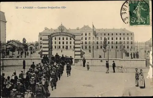Ak Angers Maine et Loire, Caserne Desjardins 135