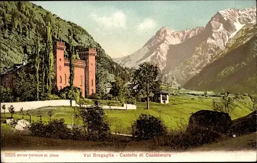 Ak Val Bregaglia Bergell Kanton Graubünden, Castello di Castelmuro