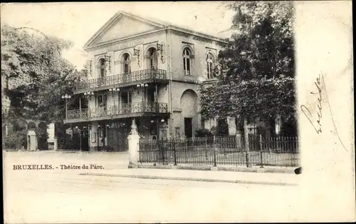 Ak Bruxelles Brüssel, Theatre du Parc