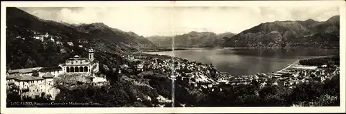 Klapp Ak Locarno Kanton Tessin Schweiz, Panorama