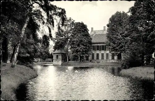 Ak Sint Niklaas Ostflandern, Stadspark, Kasteel Walburg