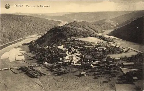 Ak Frahan sur Semois Wallonien Luxemburg, Vue prise de Rochehaut